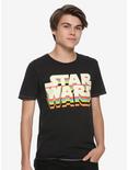 Our Universe Star Wars Retro Logo T-Shirt, DEEP BLACK, hi-res