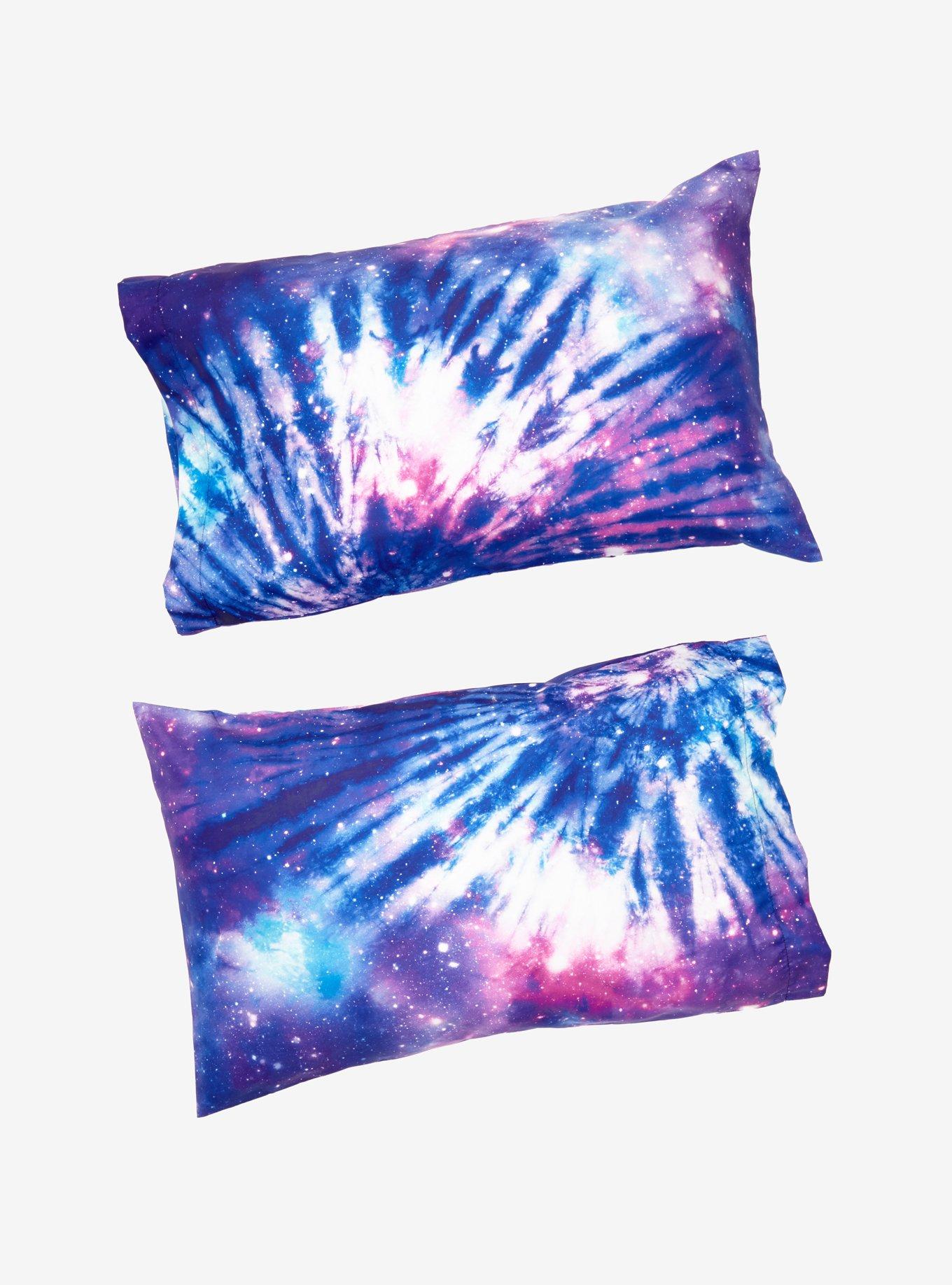 Galaxy Tie-Dye Pillowcase Set, , hi-res