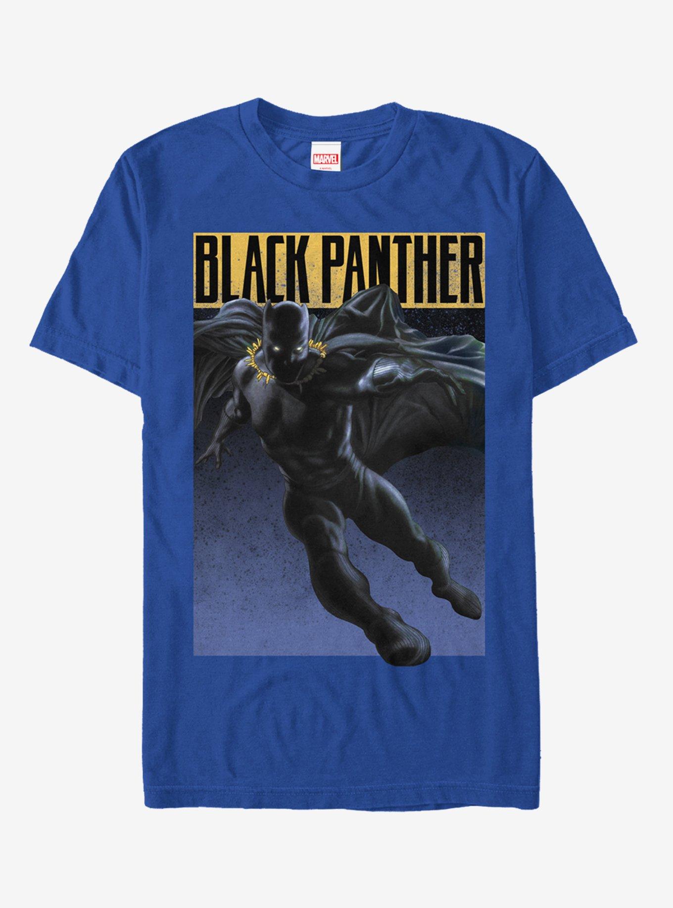 Marvel Black Panther Jump T-Shirt, ROYAL, hi-res