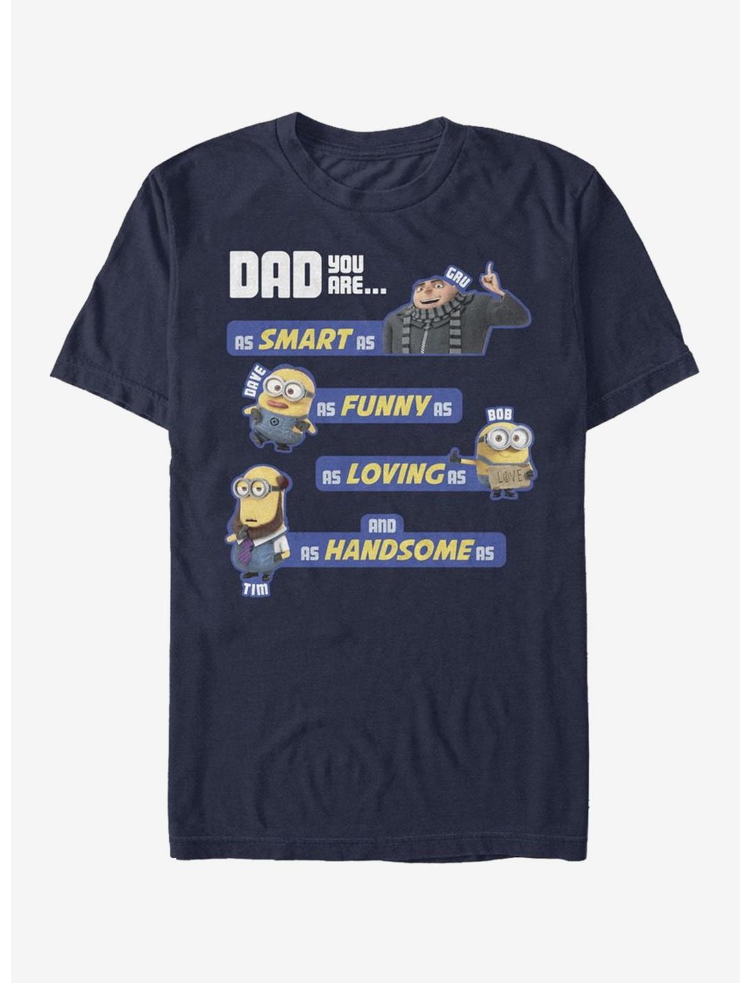 Despicable Me Dad Best Qualities T-Shirt, NAVY, hi-res