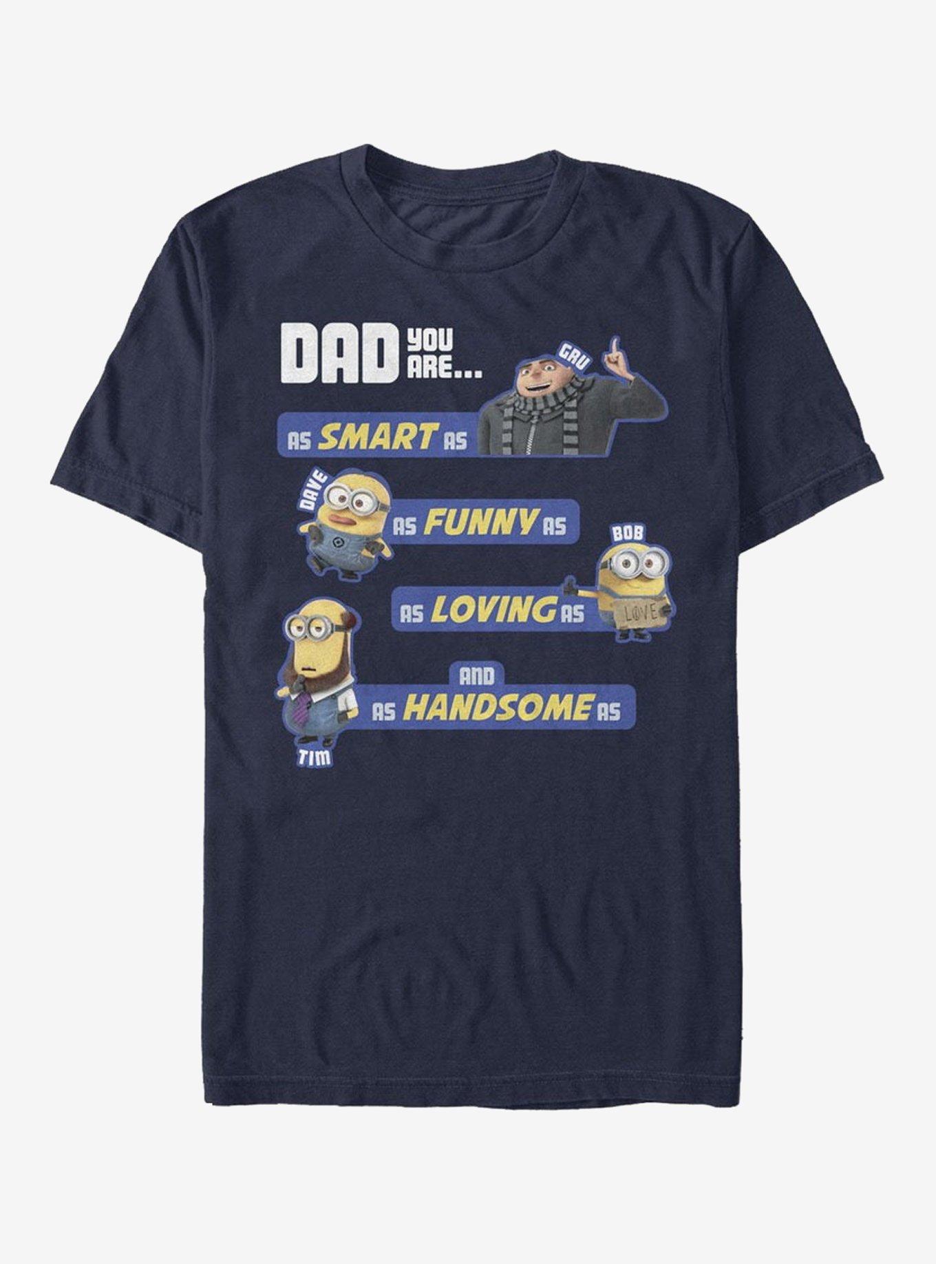 Despicable Me Dad Best Qualities T-Shirt, NAVY, hi-res