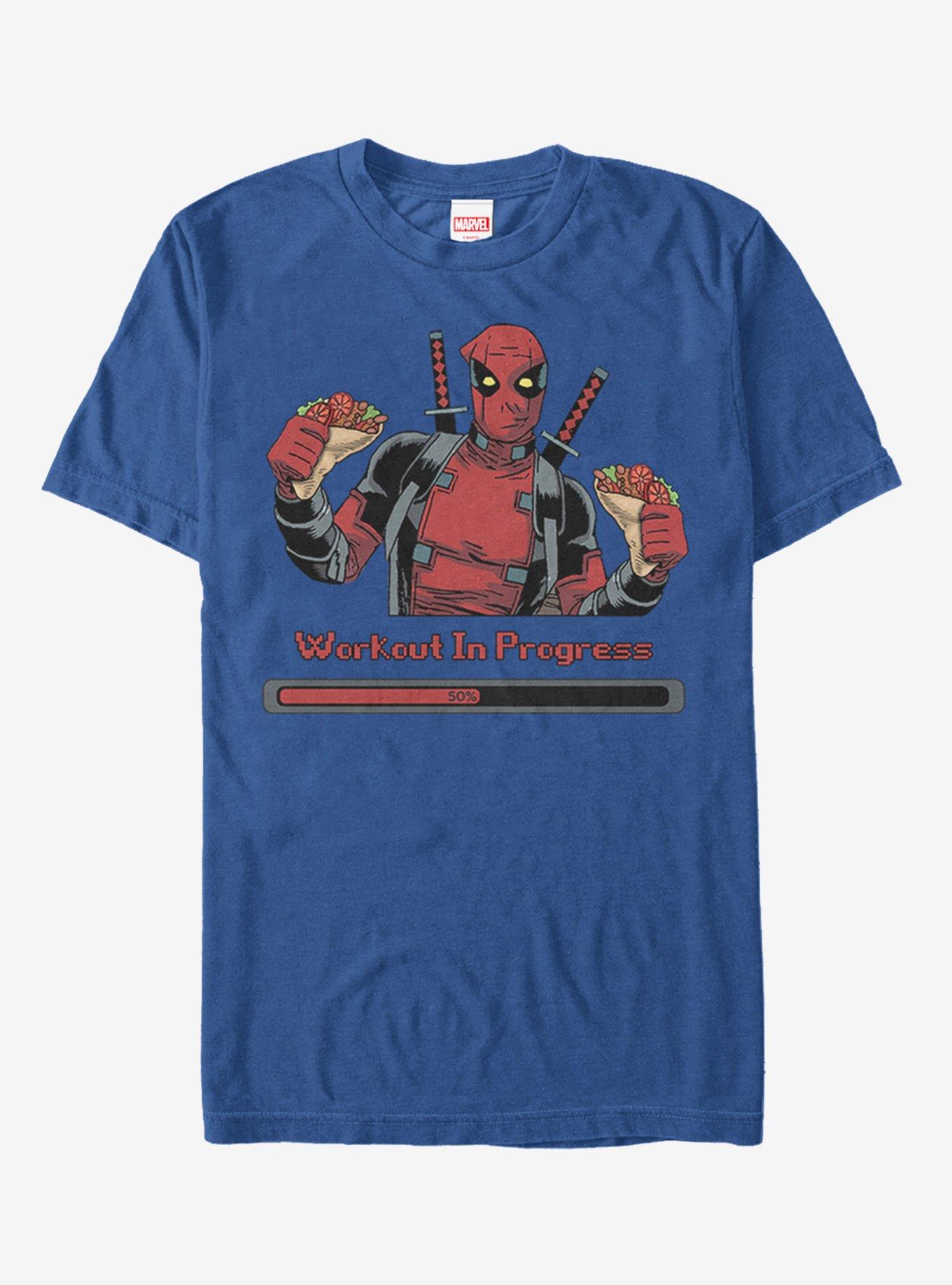 Marvel Deadpool Workout In Progress T-Shirt, , hi-res