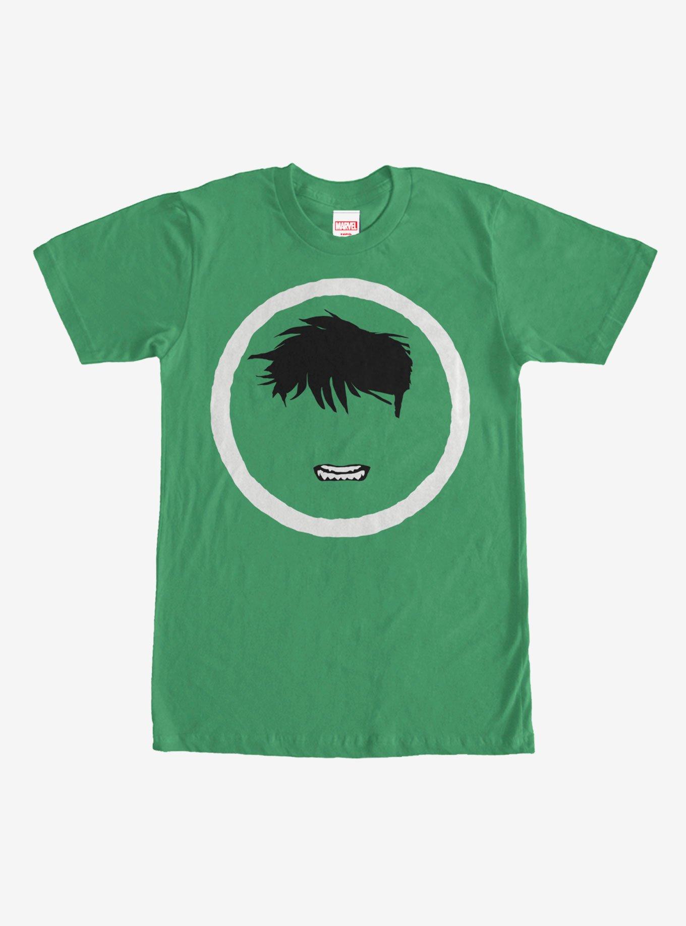 Marvel Hulk Face T-Shirt, KELLY, hi-res