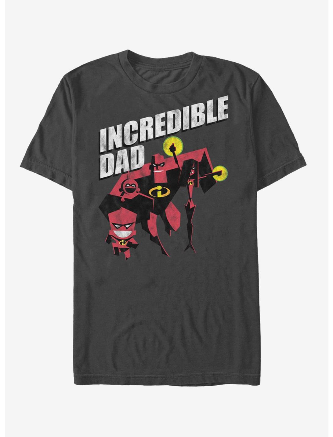 Disney Pixar Incredibles Incredible Father T-Shirt, CHARCOAL, hi-res