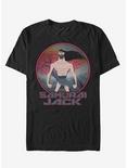Samurai Jack Tree Frame T-Shirt, BLACK, hi-res