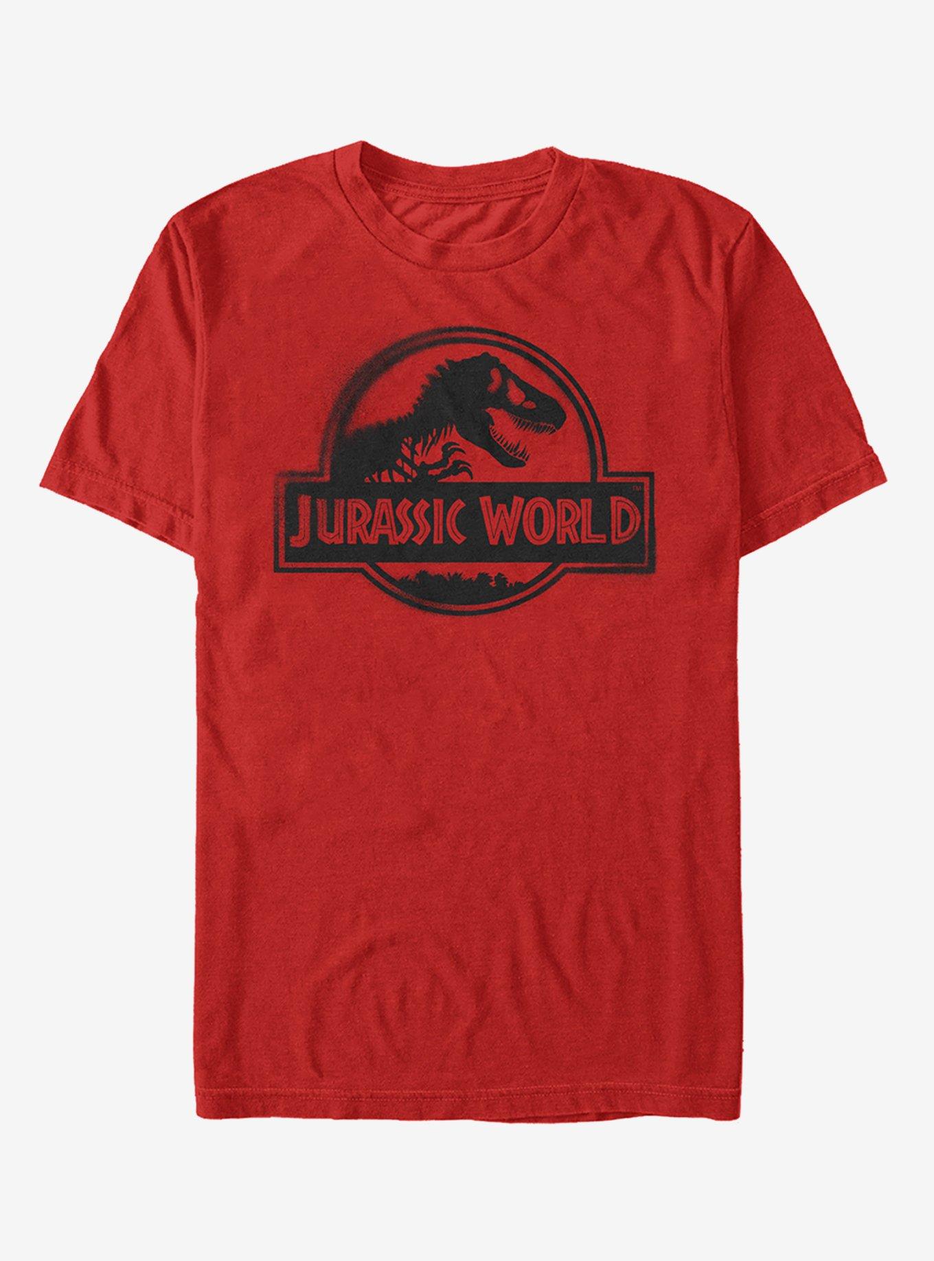 Jurassic World Red Logo T-Shirt, RED, hi-res