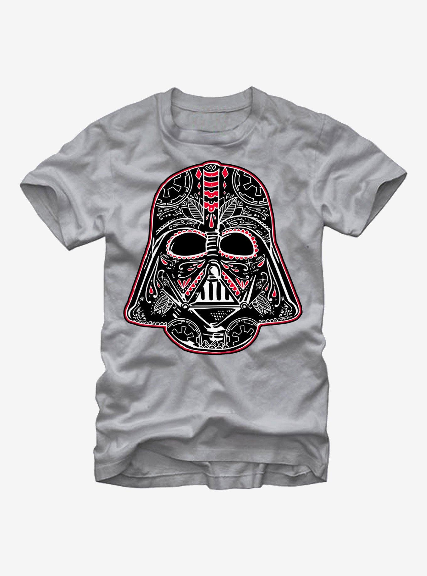 Star Wars Sugar Skull Vader T-Shirt, SILVER, hi-res