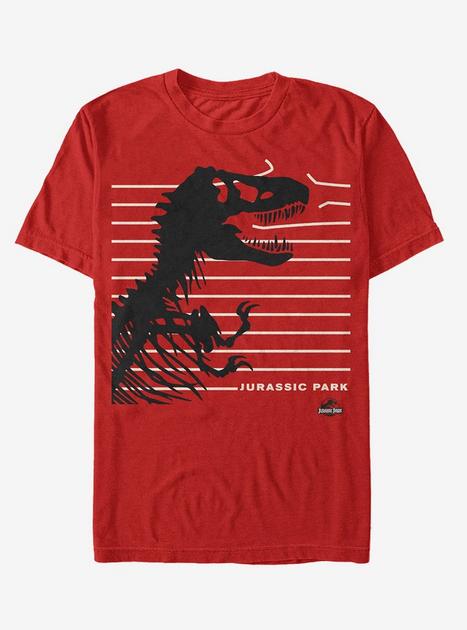 Jurassic Park T. Rex Fence T-Shirt - RED | Hot Topic