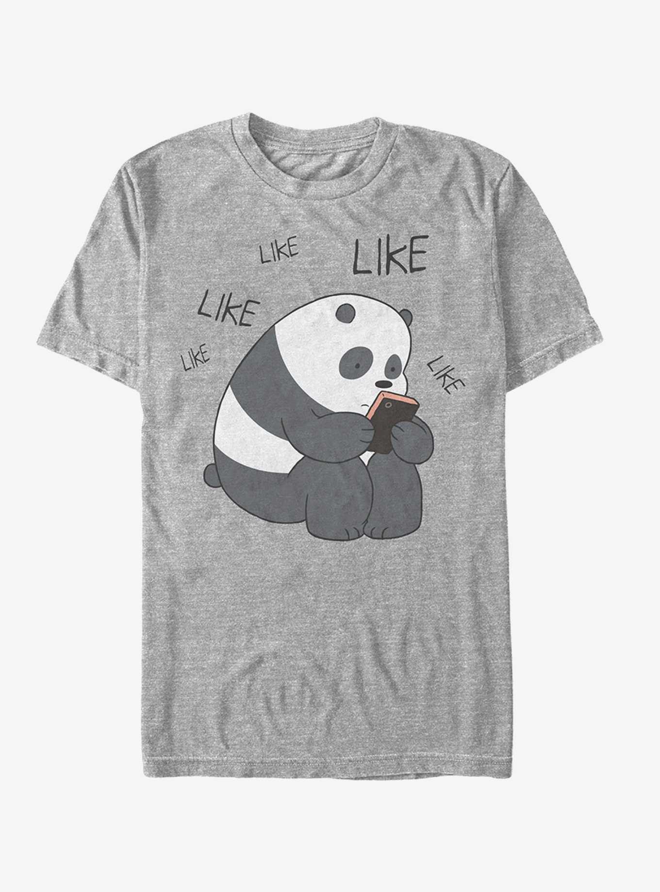 We Bare Bears Panda Internet Likes T-Shirt, , hi-res