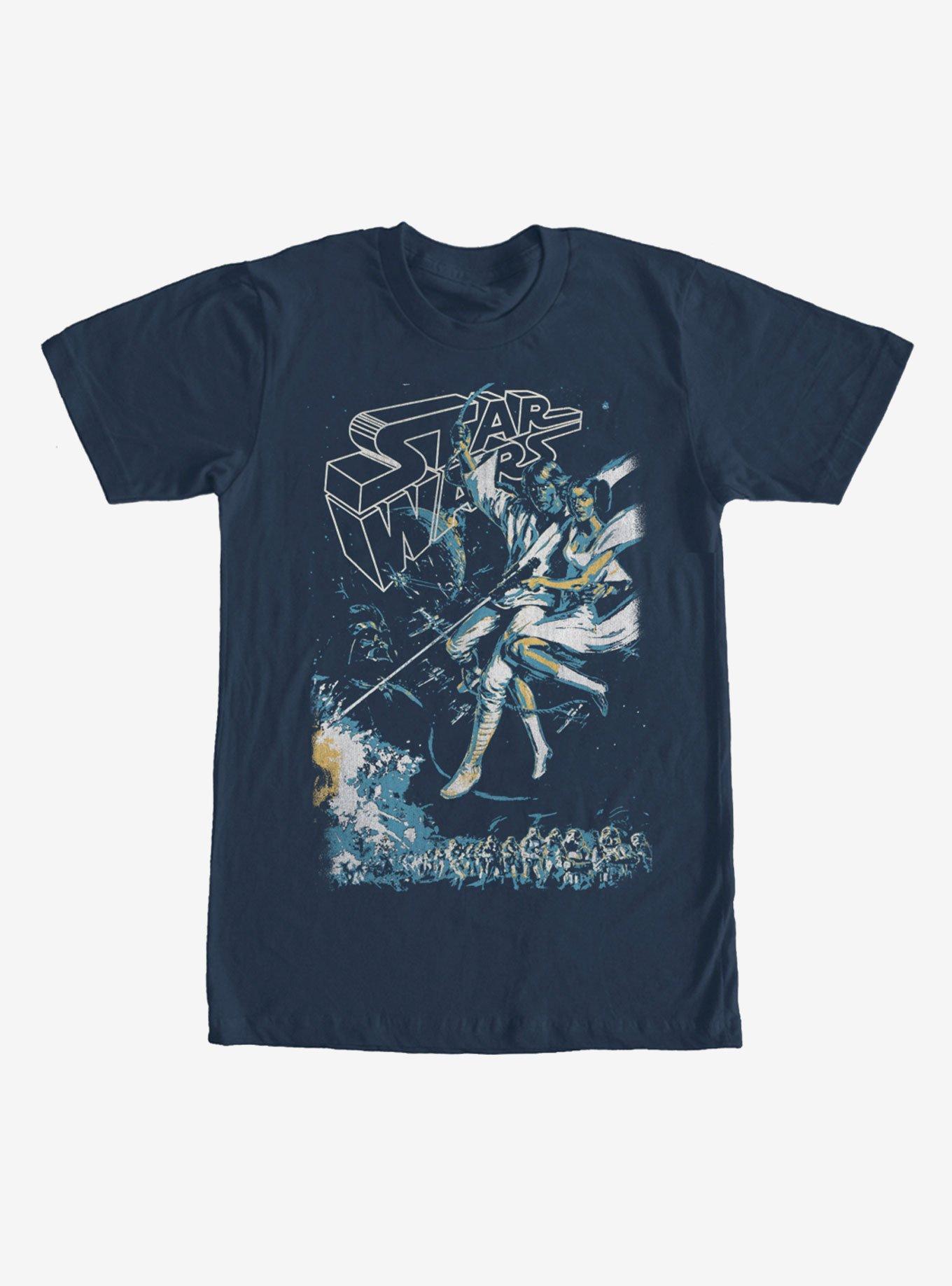 Star Wars Luke Skywalker and Princess Leia T-Shirt, , hi-res