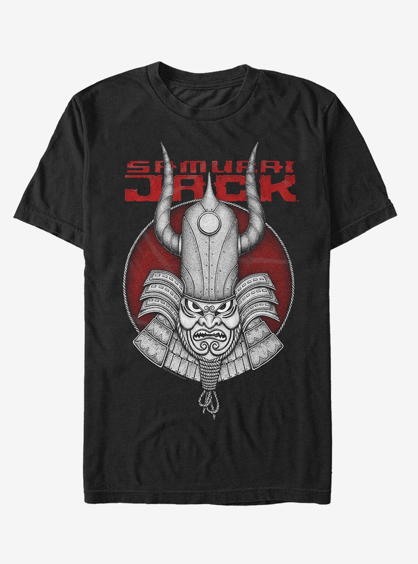 Samurai Jack Artistic Armor T-Shirt, BLACK, hi-res