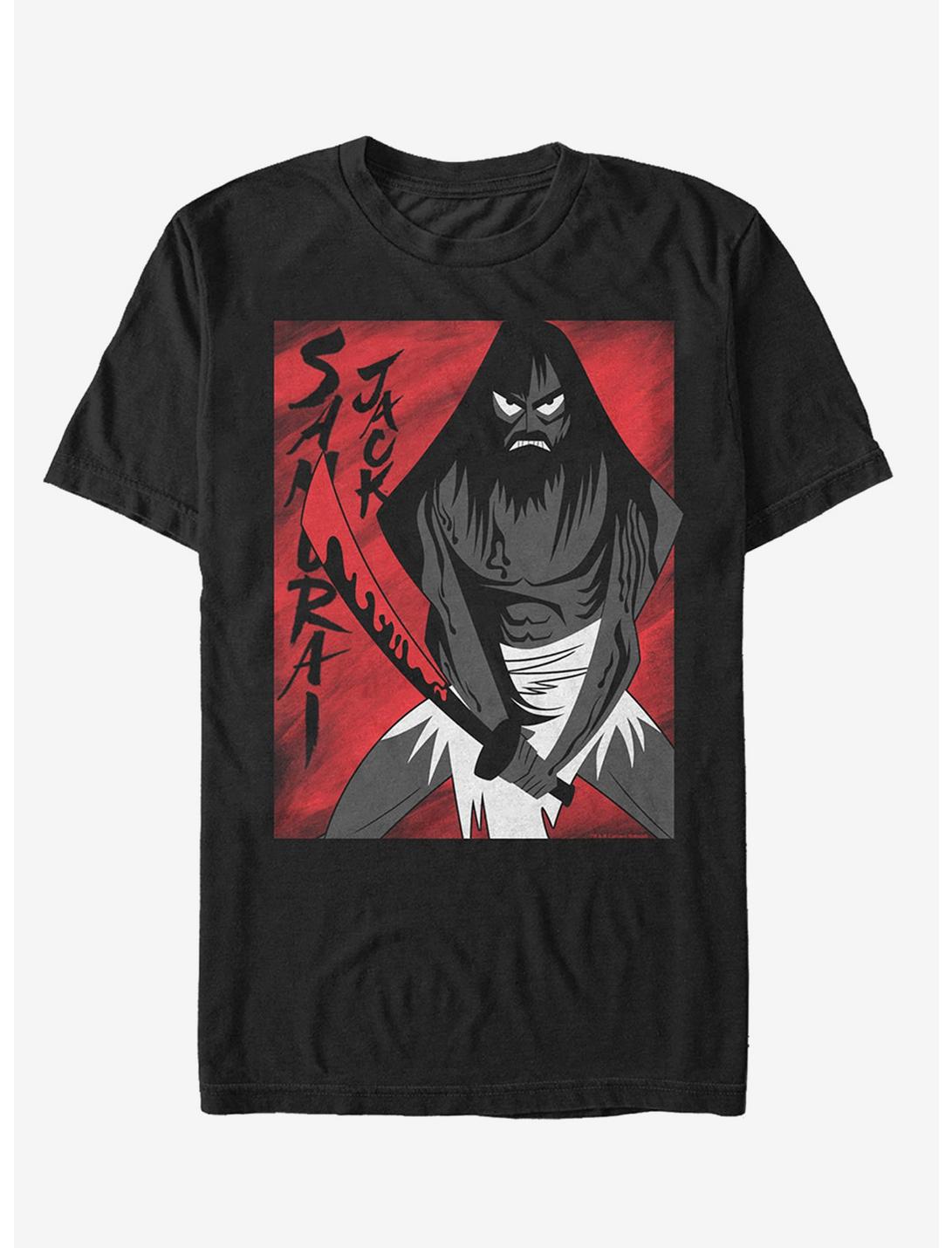 Samurai Jack Red Streak T-Shirt, BLACK, hi-res