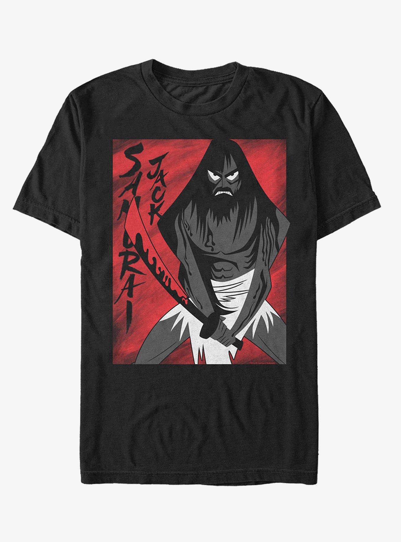 Samurai Jack Red Streak T-Shirt, BLACK, hi-res