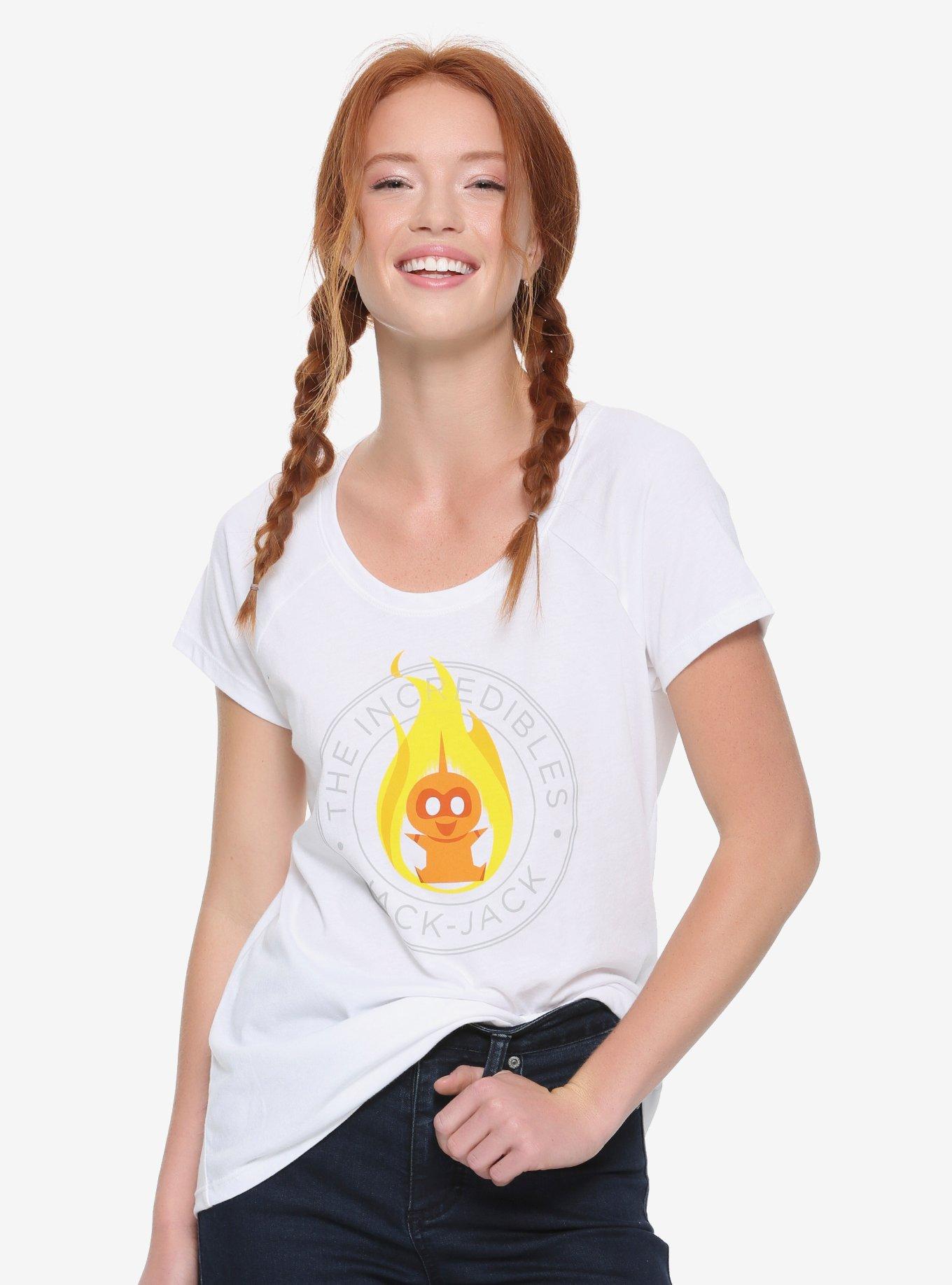 Disney Pixar Incredibles 2 Jack-Jack Circle Womens Tee - BoxLunch Exclusive, NATURAL, hi-res
