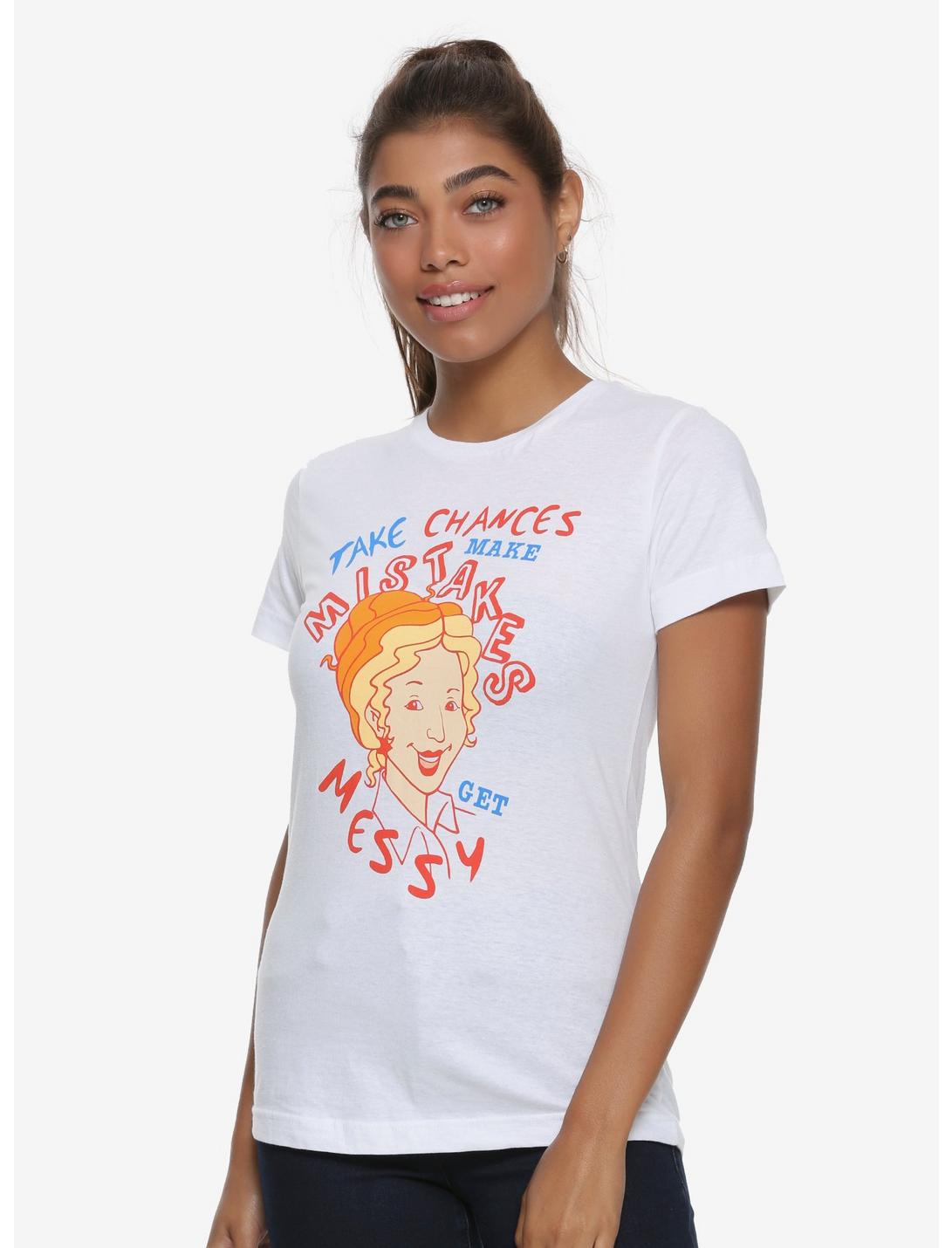 The Magic School Bus Get Messy Womens Tee - BoxLunch Exclusive, NATURAL, hi-res