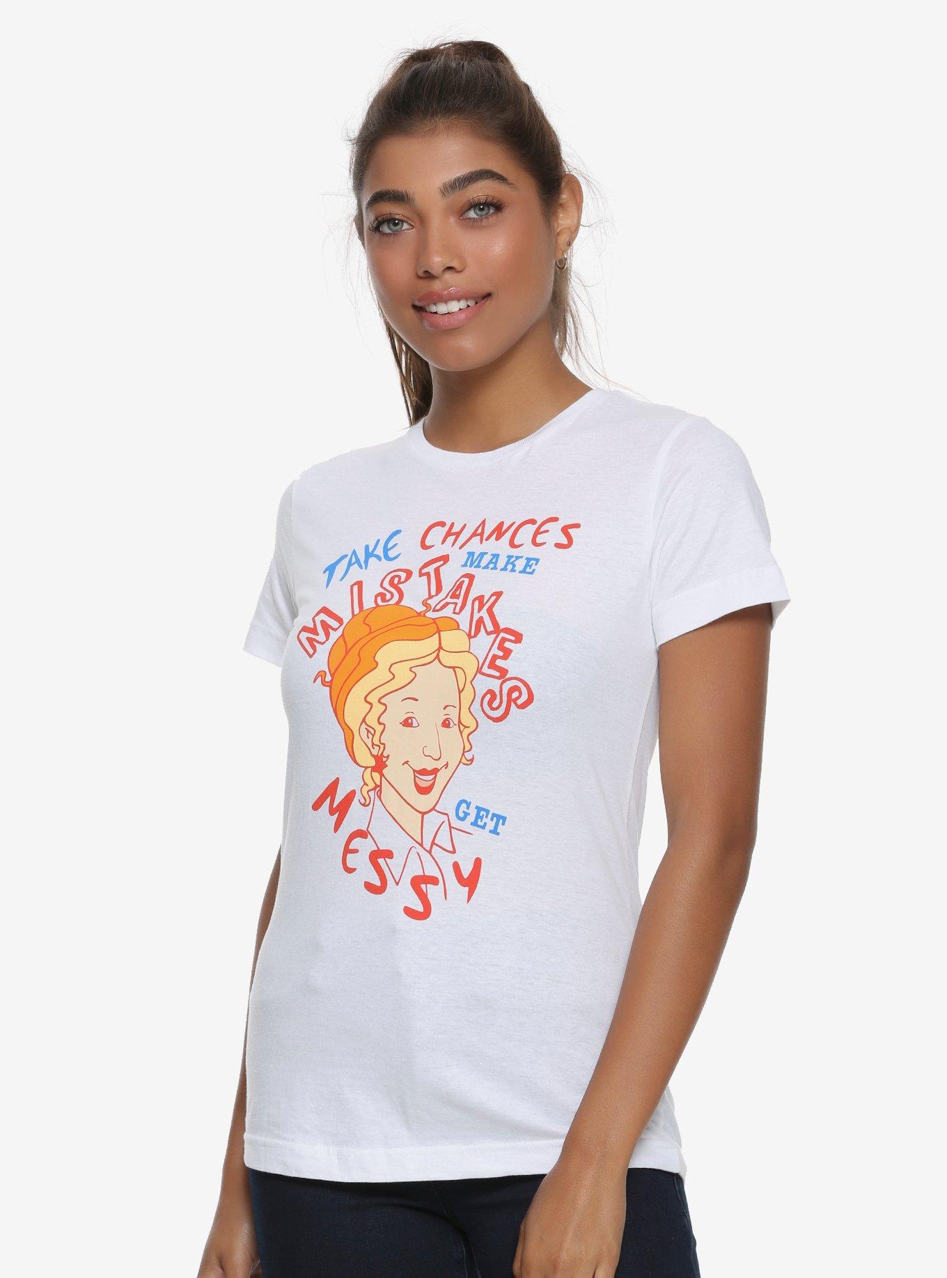 The Magic School Bus Get Messy Womens Tee - BoxLunch Exclusive, NATURAL, hi-res