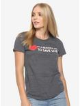 Grey's Anatomy Save Lives Womens T-Shirt - BoxLunch Exclusive, GREY, hi-res