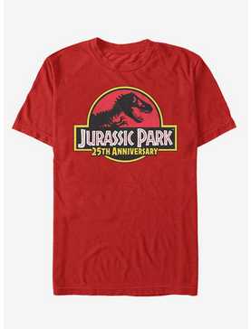 Jurassic Park Red 25th Anniversary Logo T-Shirt, , hi-res