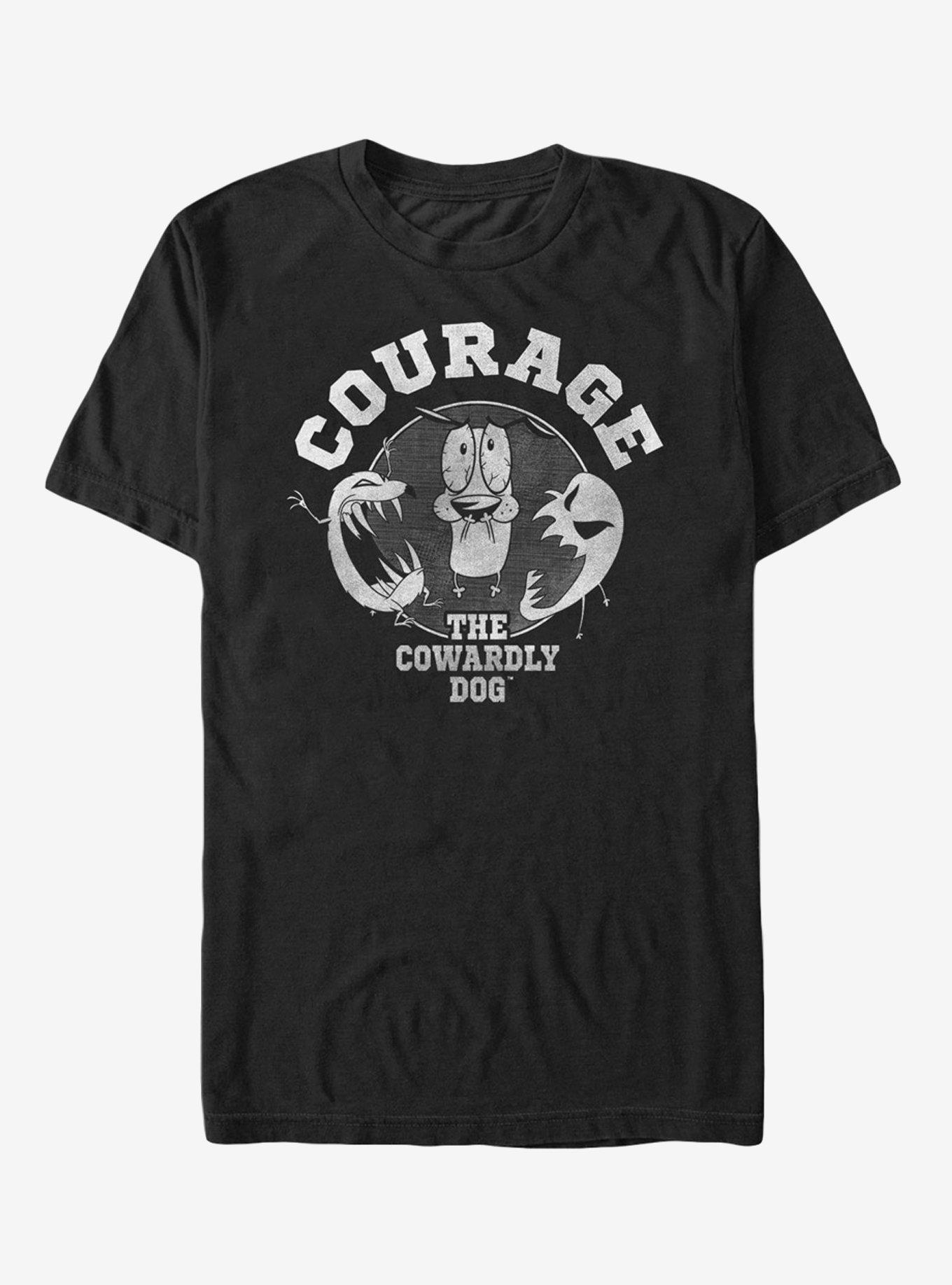 Courage The Cowardly Dog Monsters T-Shirt, BLACK, hi-res