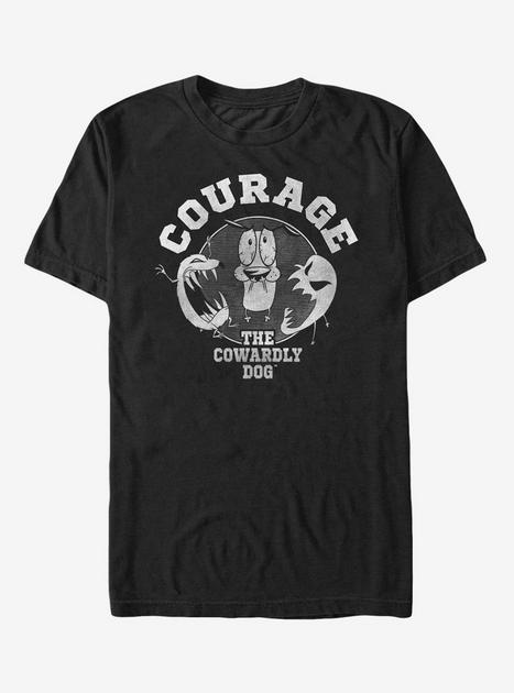 Courage The Cowardly Dog Monsters T-Shirt - BLACK | Hot Topic