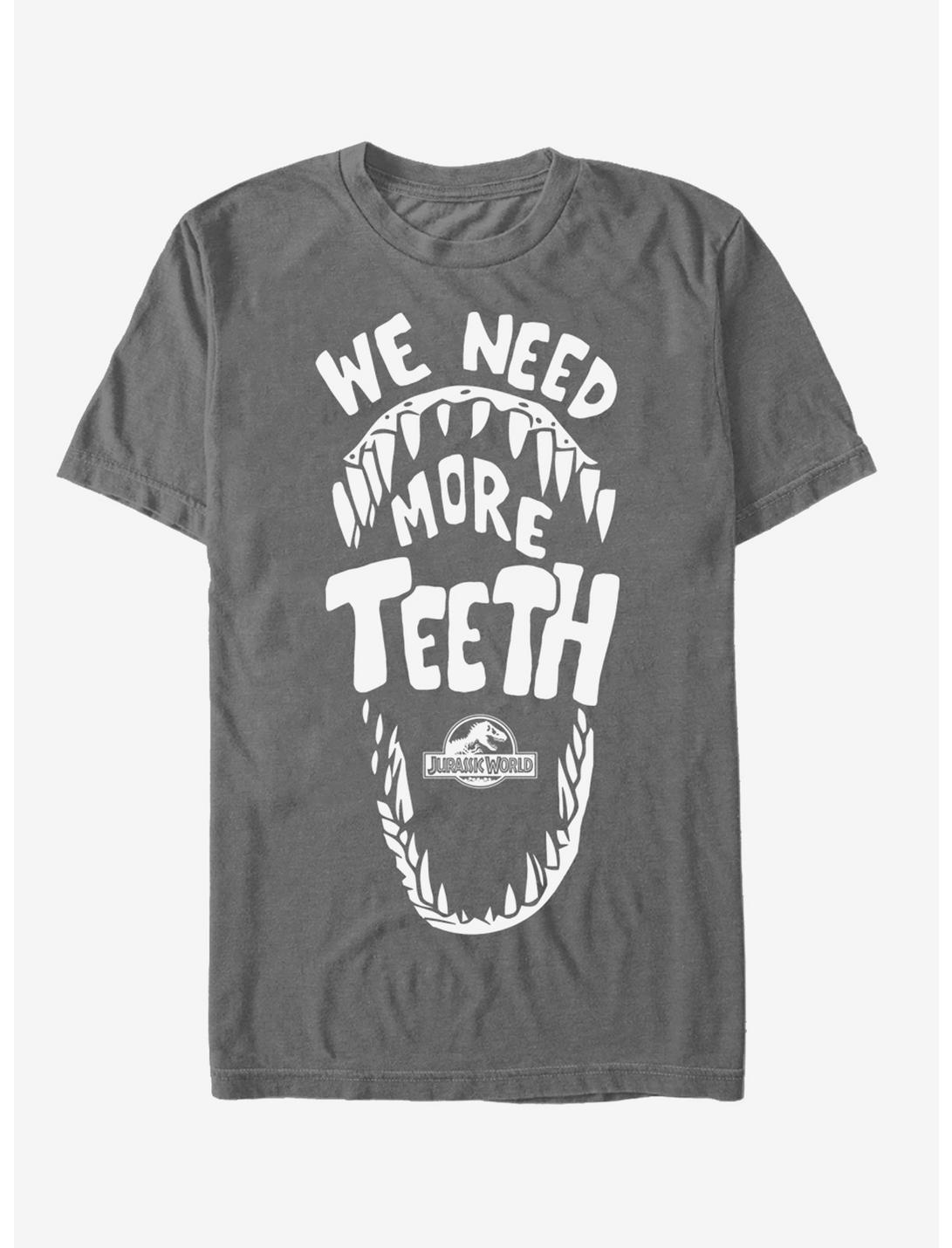 Jurassic World Need More Teeth T-Shirt, CHARCOAL, hi-res