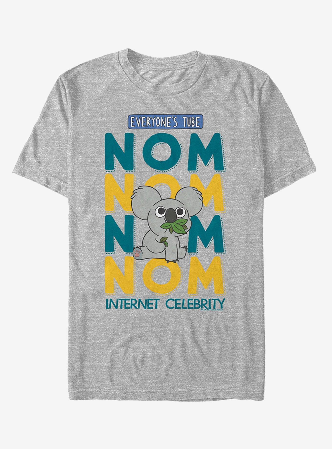 We Bare Bears Nom Nom Koala Internet Celebrity T Shirt Black Hot Topic