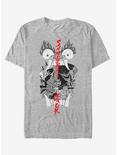 Samurai Jack Katana Reflection T-Shirt, ATH HTR, hi-res
