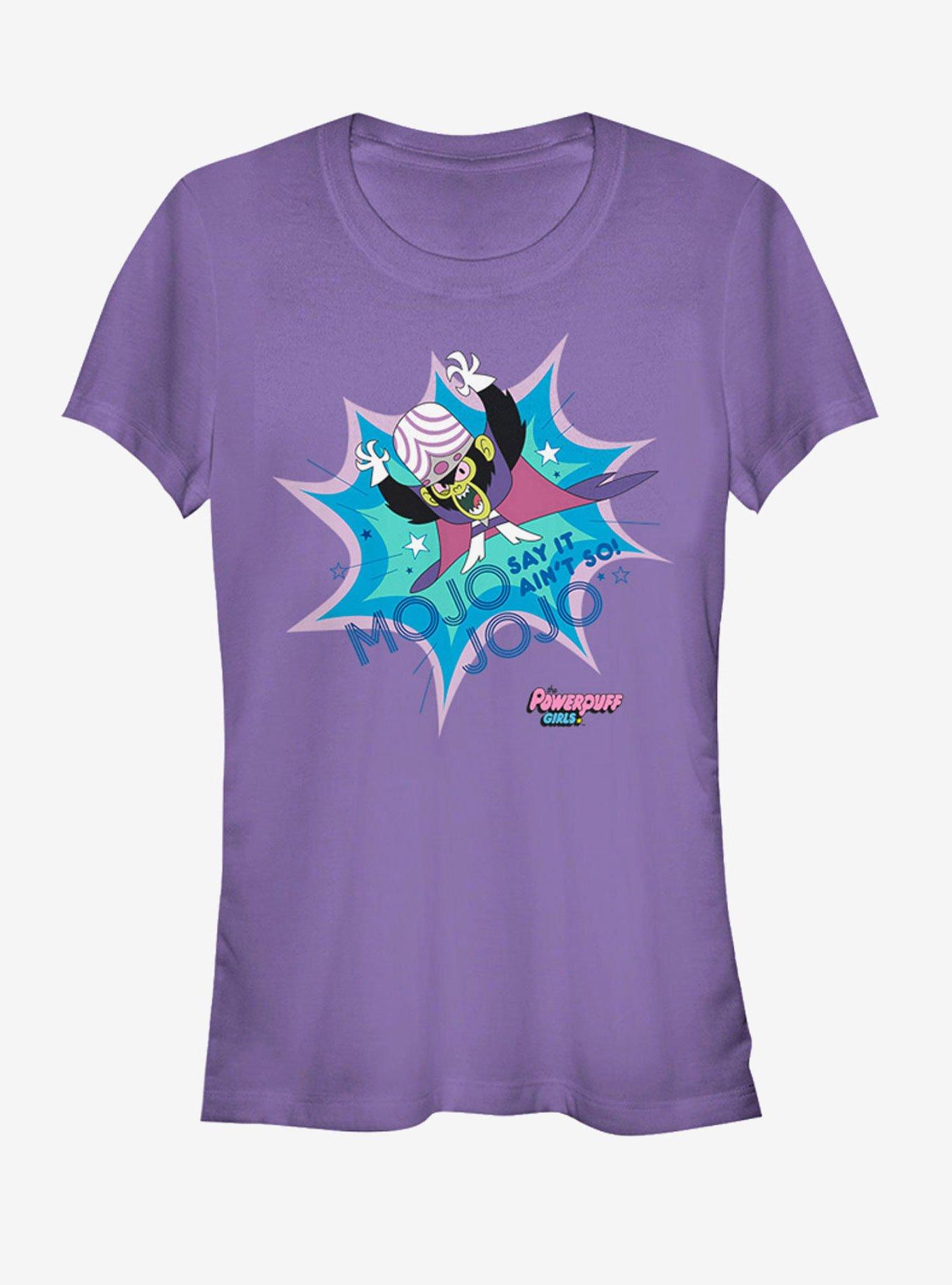 The Powerpuff Girls Mojo Jojo Say it Ain't So Girls T-Shirt, PURPLE, hi-res