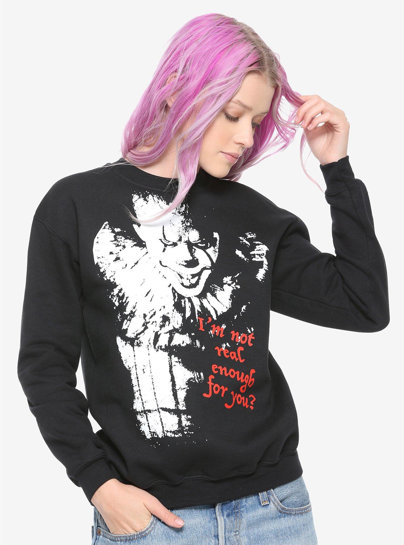 IT Pennywise Girls Sweatshirt Hot Topic Exclusive Hot Topic