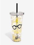 Harry Potter Glasses Glitter Tumbler, , hi-res