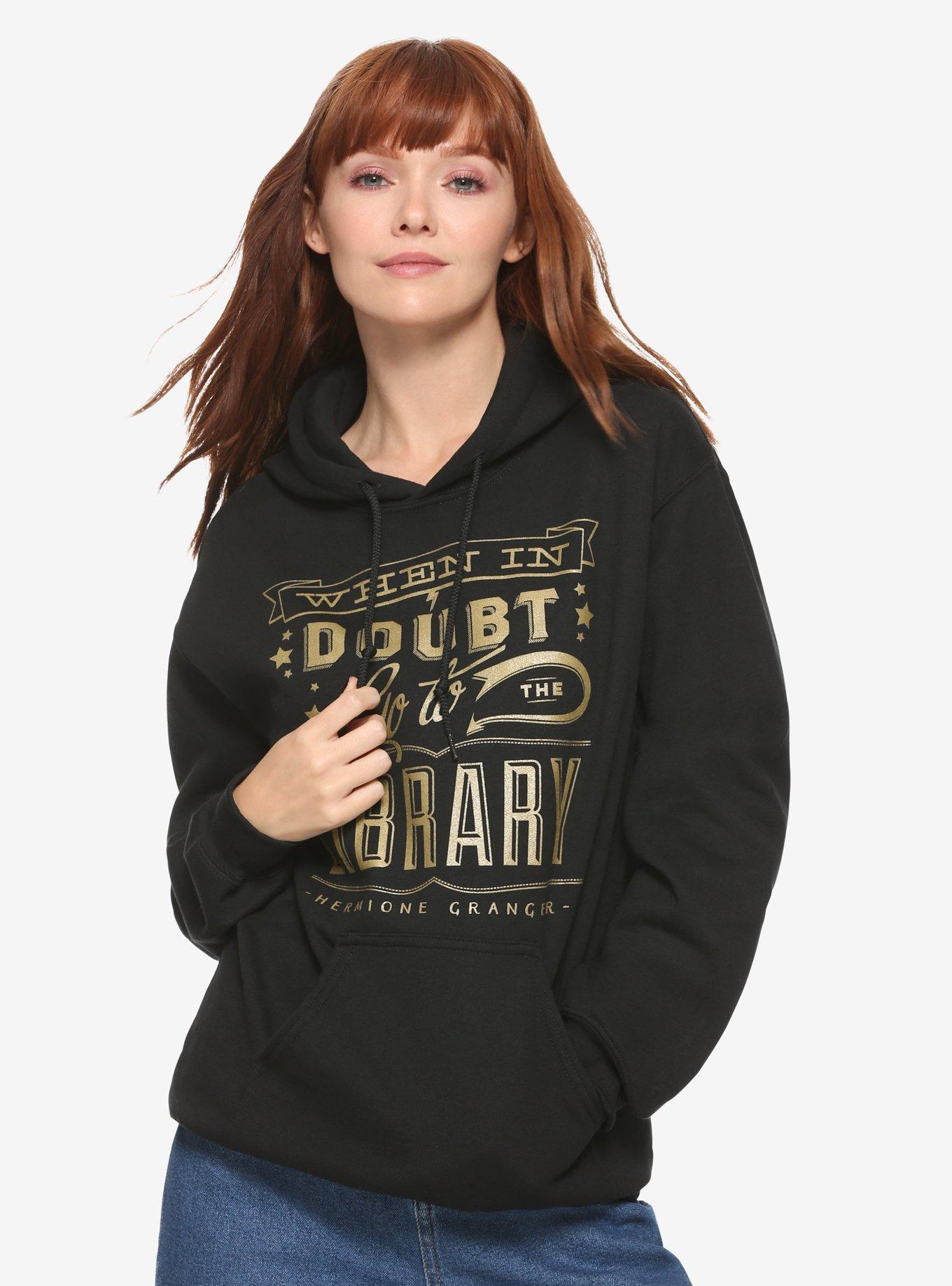 Harry Potter Library Girls Hoodie, BLACK, hi-res