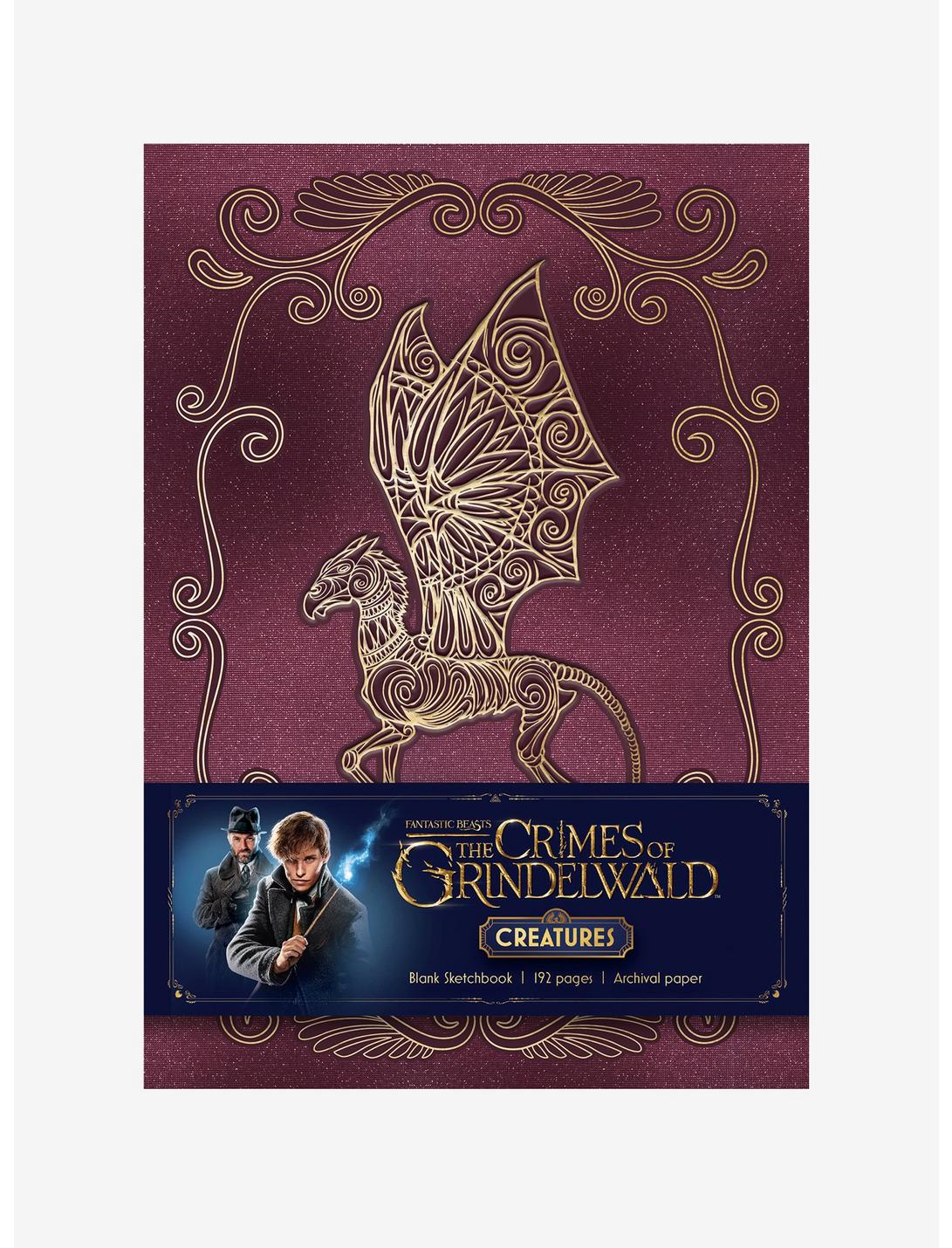 Fantastic Beasts: The Crimes Of Grindelwald Magical Creatures Blank Sketchbook, , hi-res