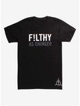 Panic! At The Disco F!lthy As Charged T-Shirt, BLACK, hi-res