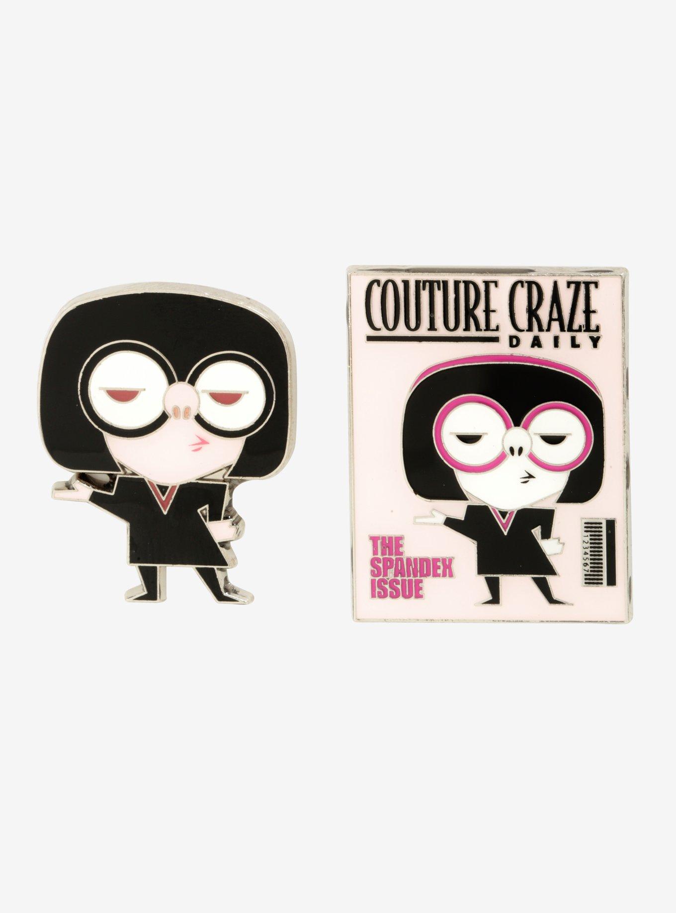 Disney Pixar Incredibles 2 Edna Mode Enamel Pin Set - BoxLunch Exclusive, , hi-res