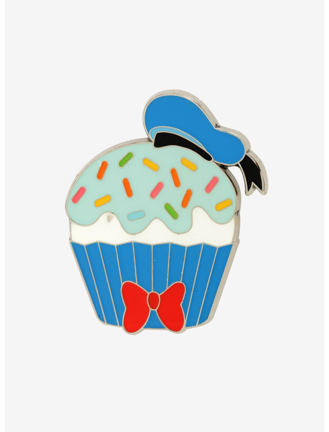 Disney Donald Duck Cupcake Enamel Pin - BoxLunch Exclusive, , hi-res