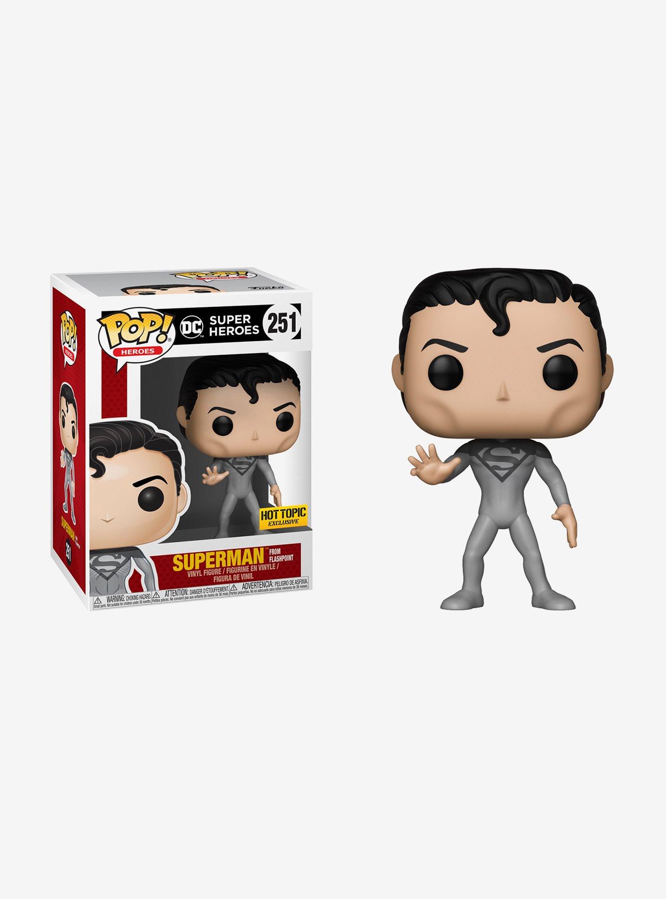 Funko DC Super Heroes Pop! Heroes Superman From Flashpoint Vinyl Figure Hot  Topic Exclusive