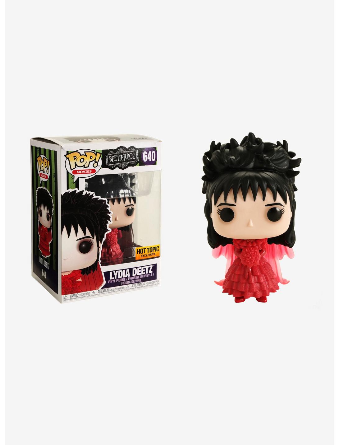 Beetlejuice & Lydia Deetz *Hot Topic Exclusive* In Hand Ready To Ship Funko Pop