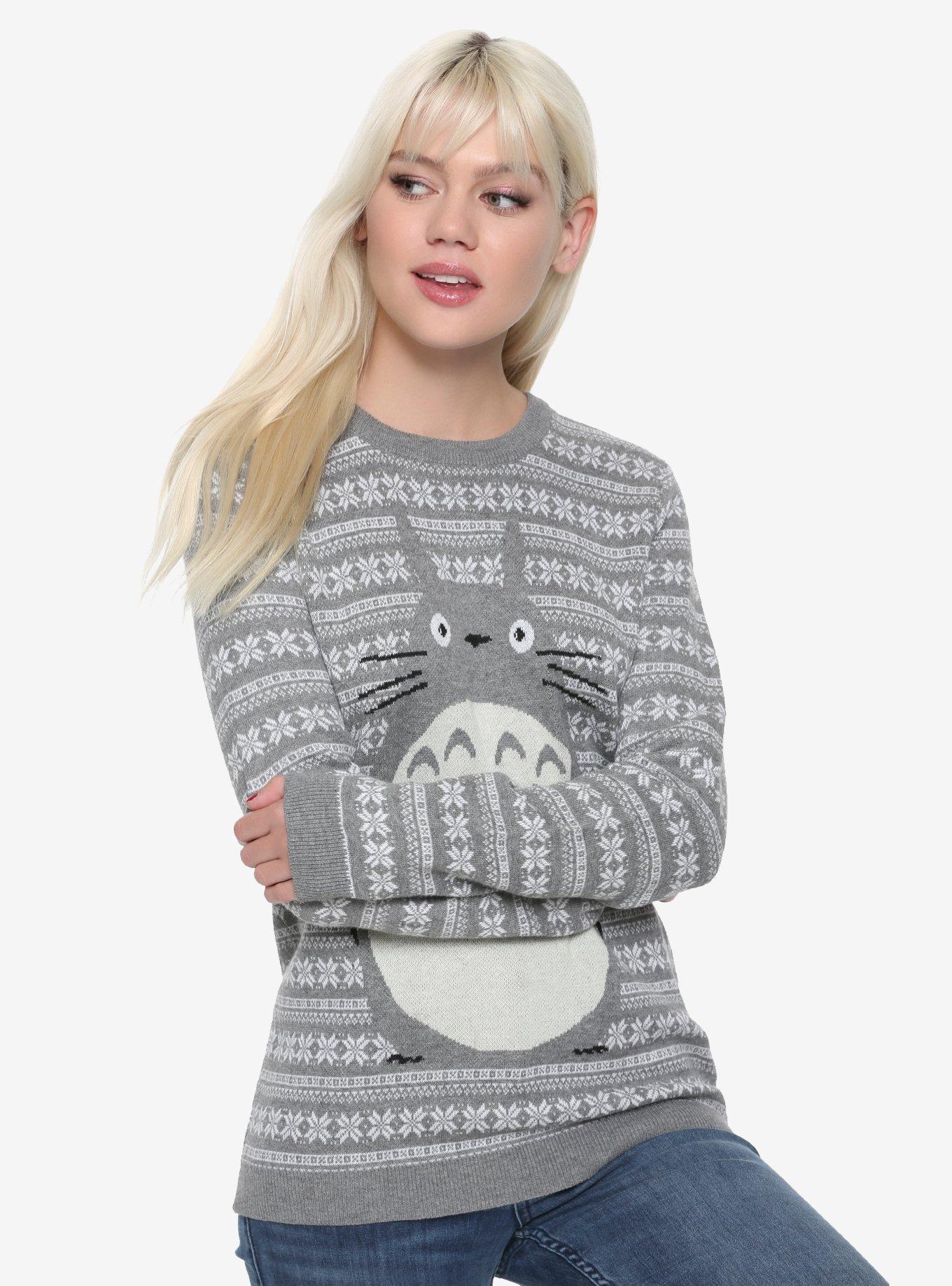 Studio Ghibli My Neighbor Totoro Fair Isle Sweater, MULTI, hi-res