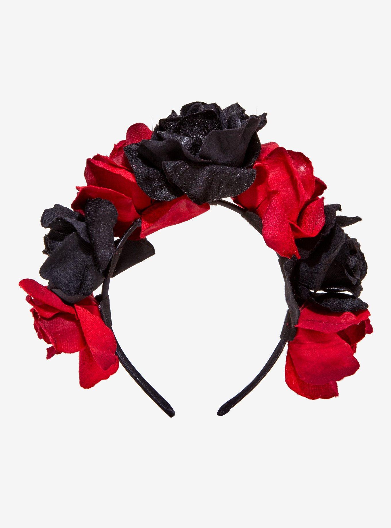 Black flower 2025 crown hot topic