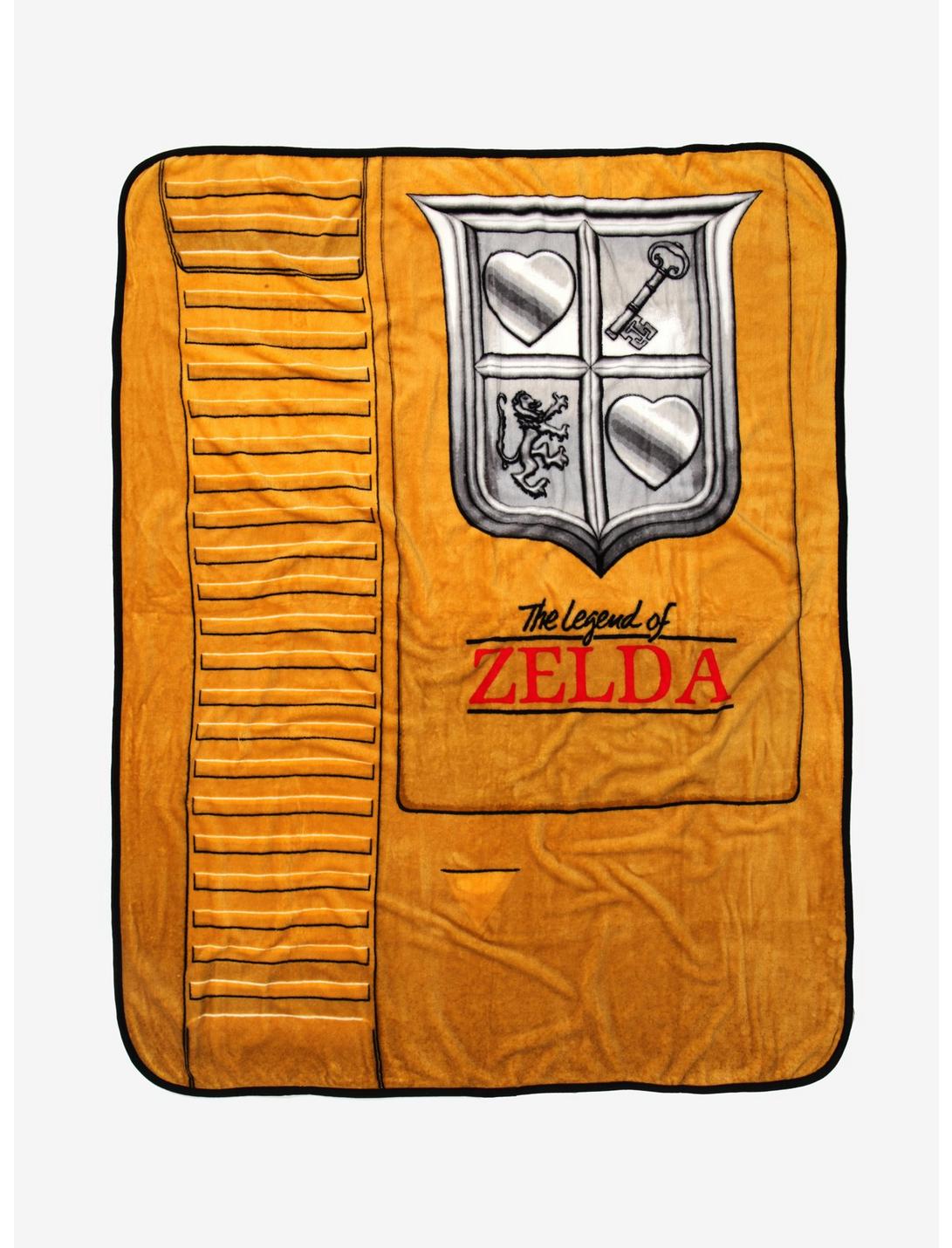 Nintendo The Legend Of Zelda Cartridge Throw Blanket, , hi-res