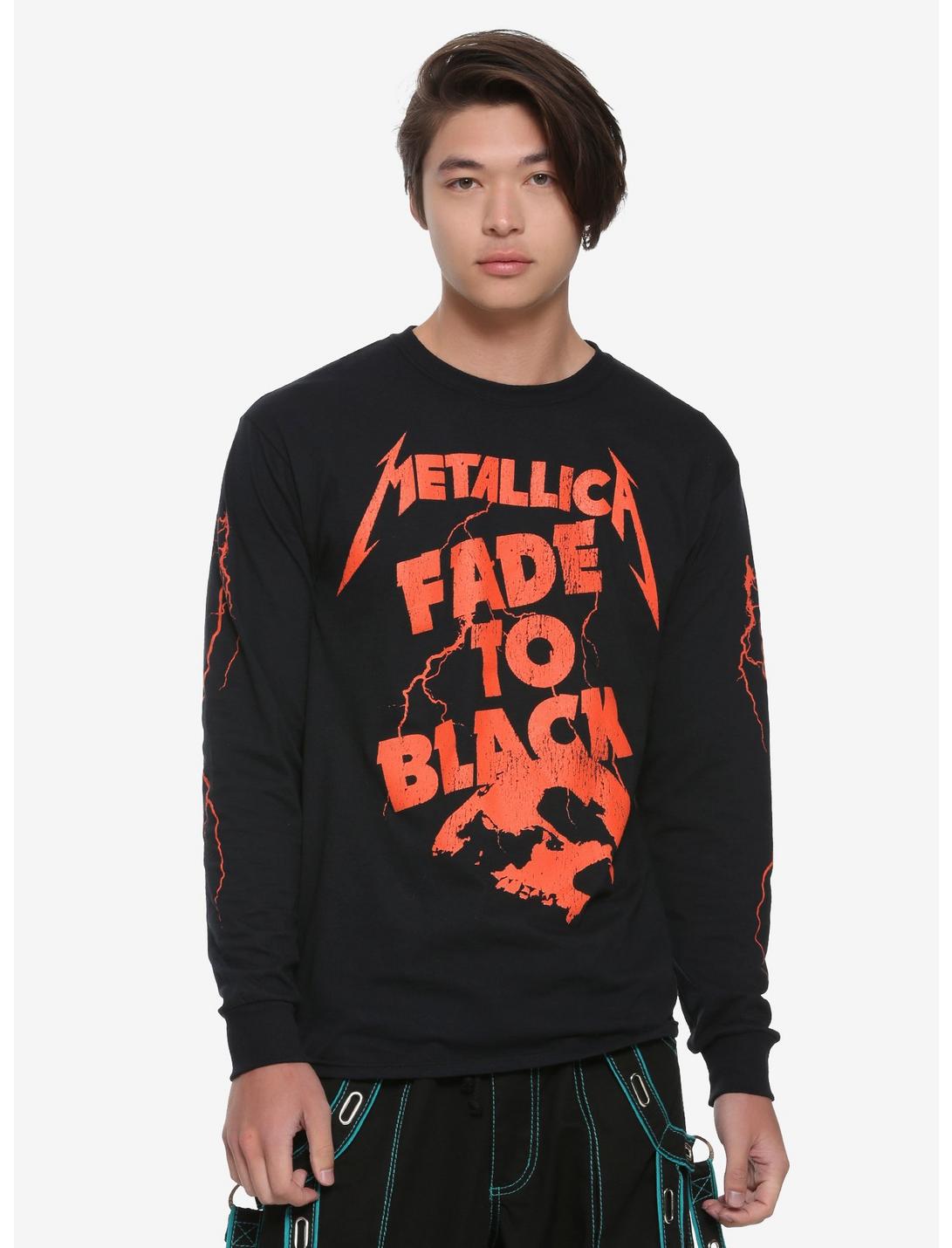 Metallica Fade To Black Long-Sleeve T-Shirt, BLACK, hi-res