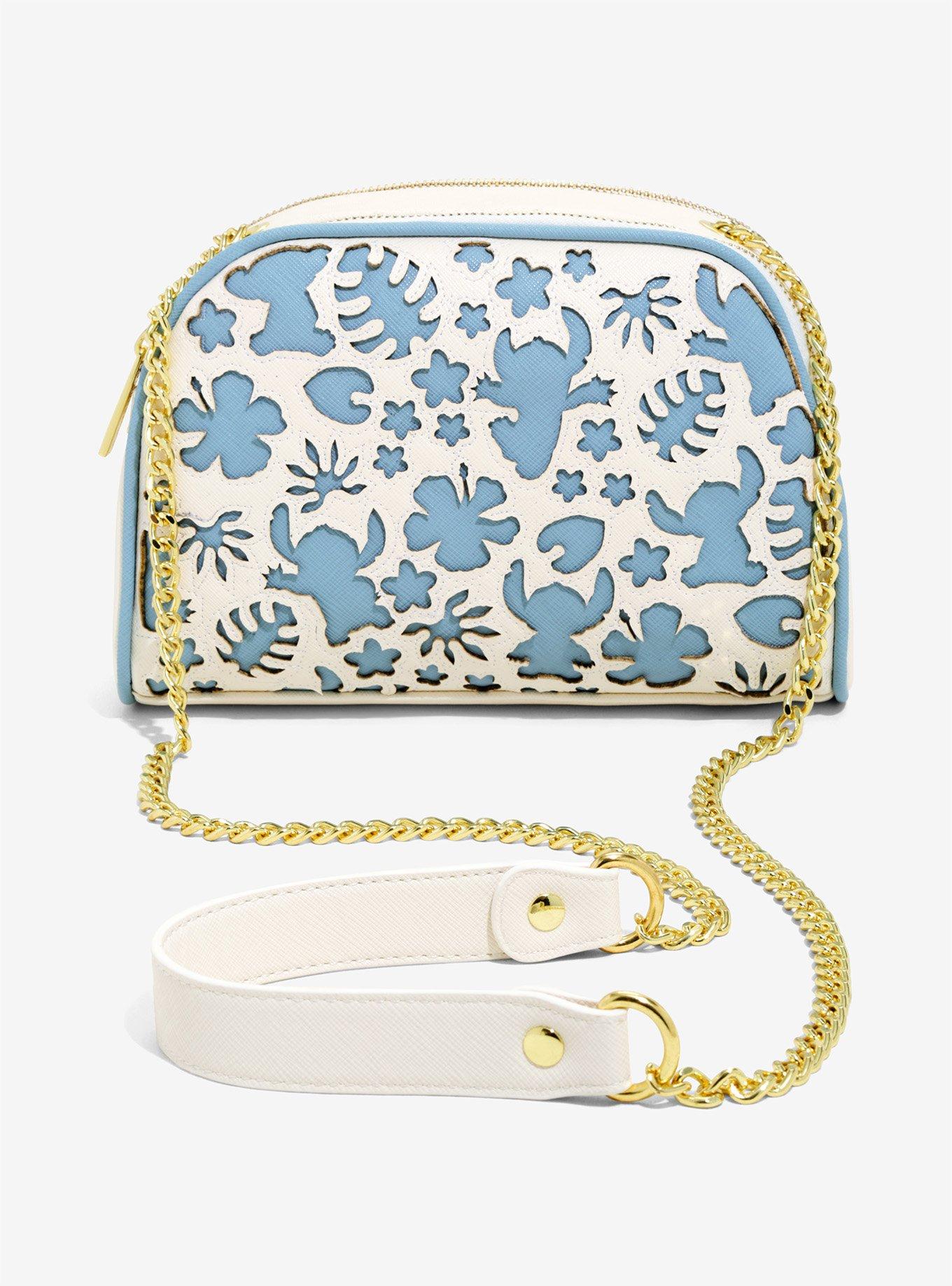 Loungefly Disney Lilo & Stitch Stencil Crossbody Bag - BoxLunch Exclusive, , hi-res