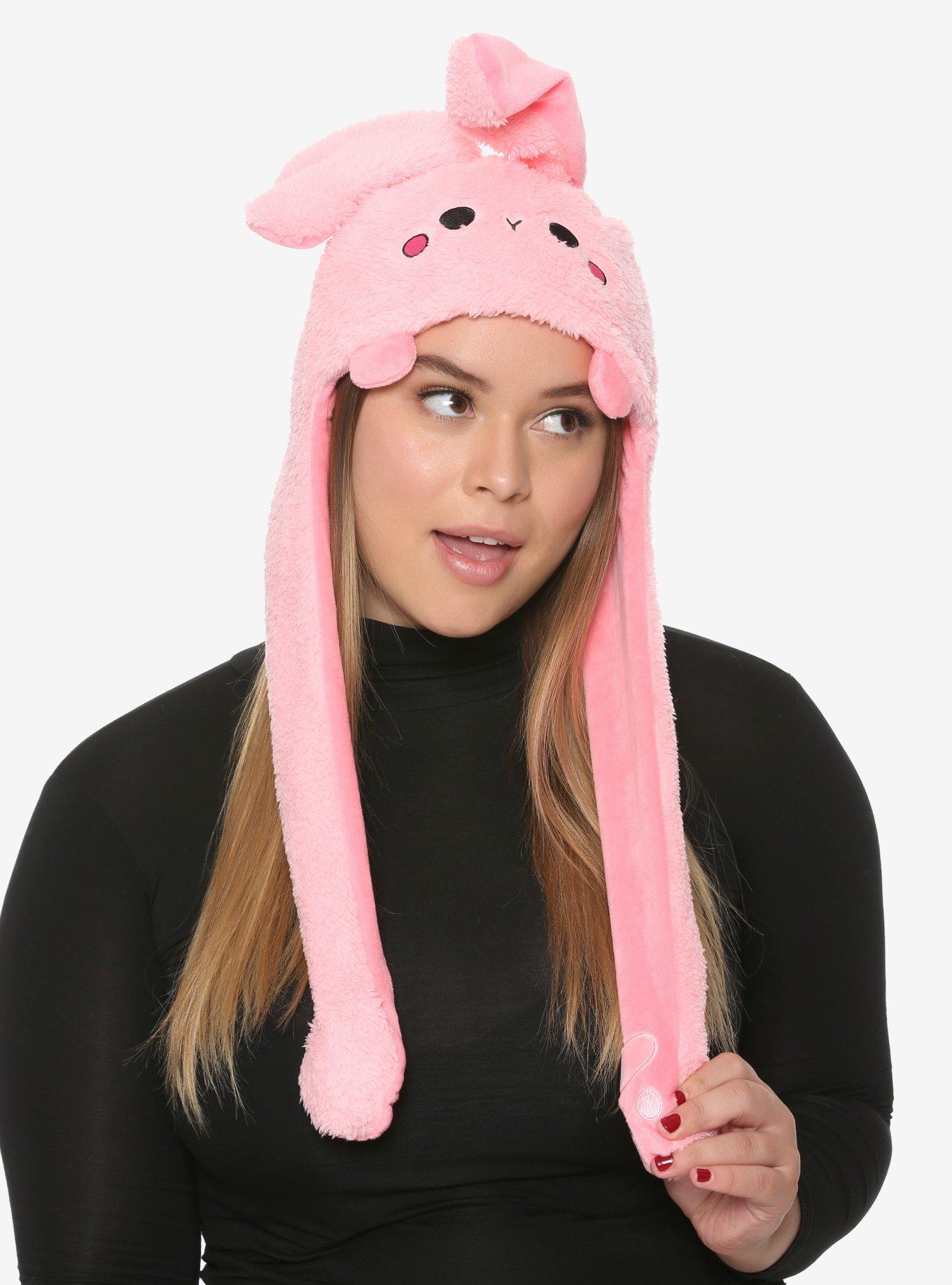 Smoko Pink Bunny Animated Hat, , hi-res