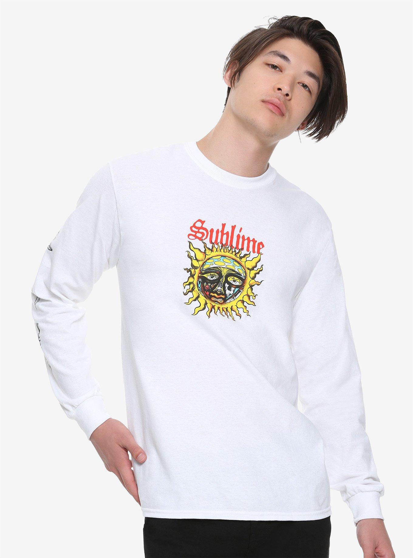 Sublime Icons Long-Sleeve T-Shirt, WHITE, hi-res