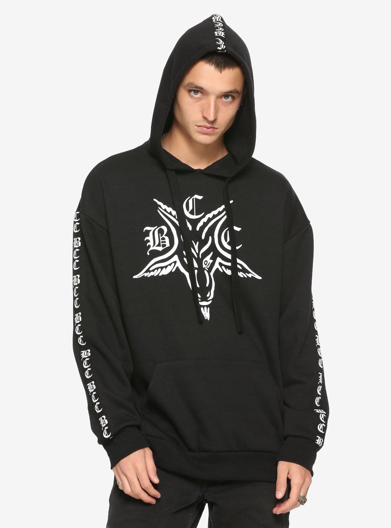 BlackCraft Baphomet BBC Hoodie, BLACK, hi-res