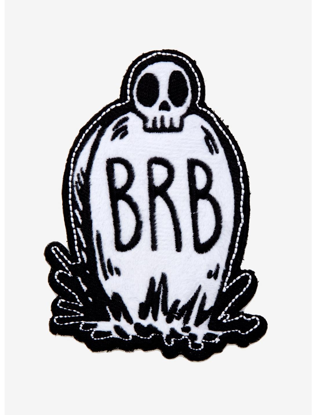 Loungefly BRB Gravestone Plush Patch, , hi-res