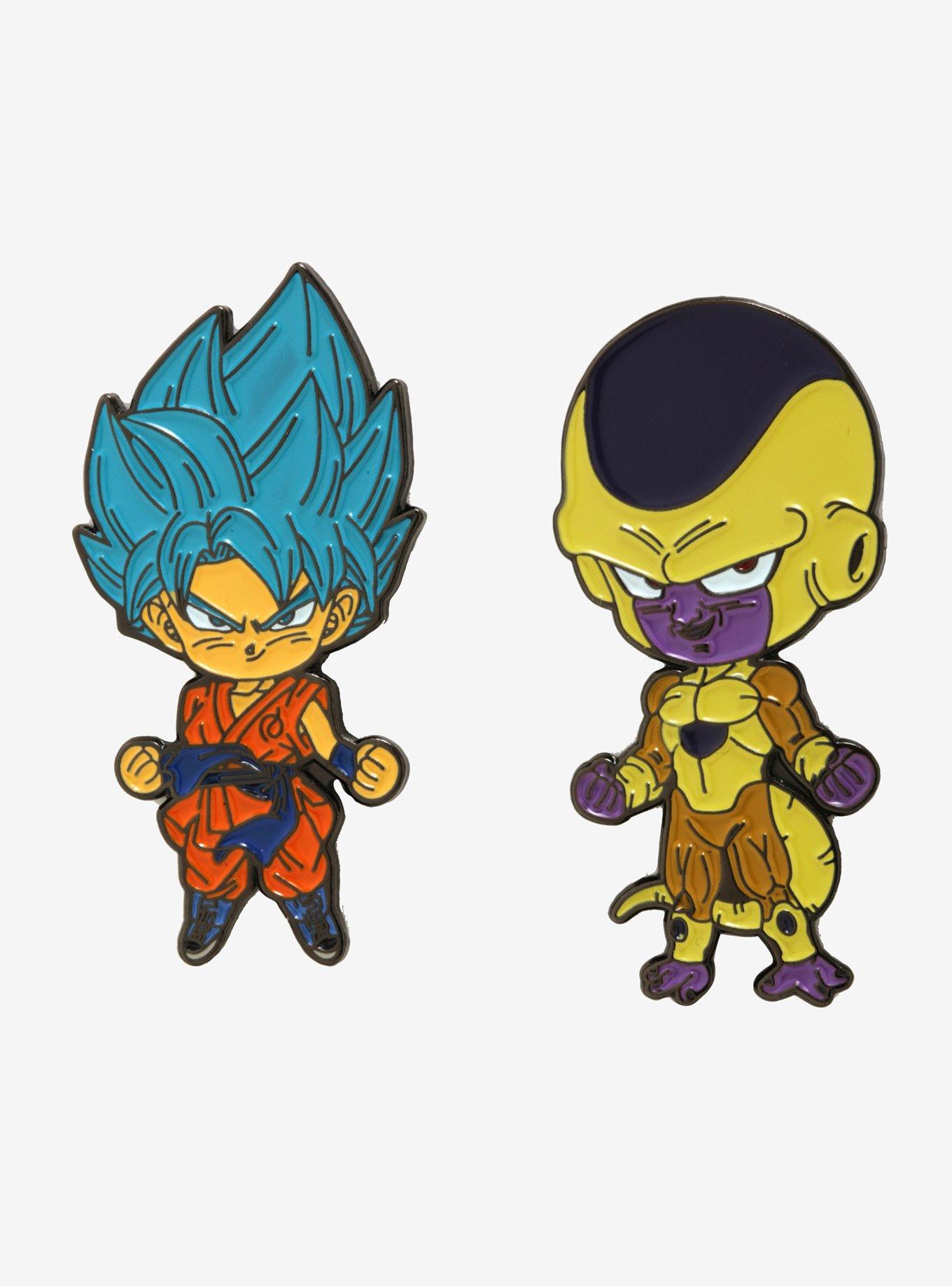 Dragon Ball Super Goku & Frieza Enamel Pin Set, , hi-res