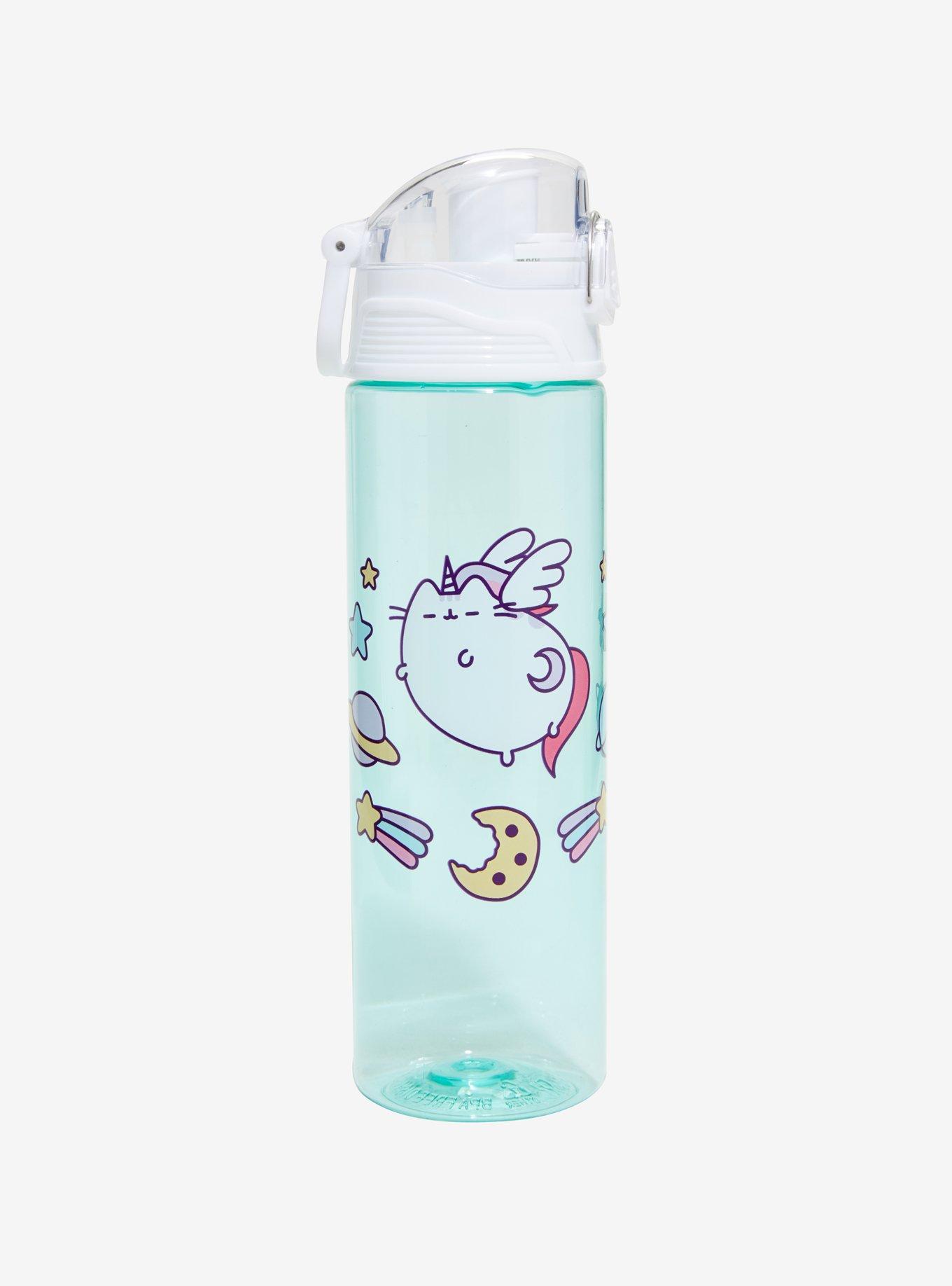 Pusheen Glass Water Bottle