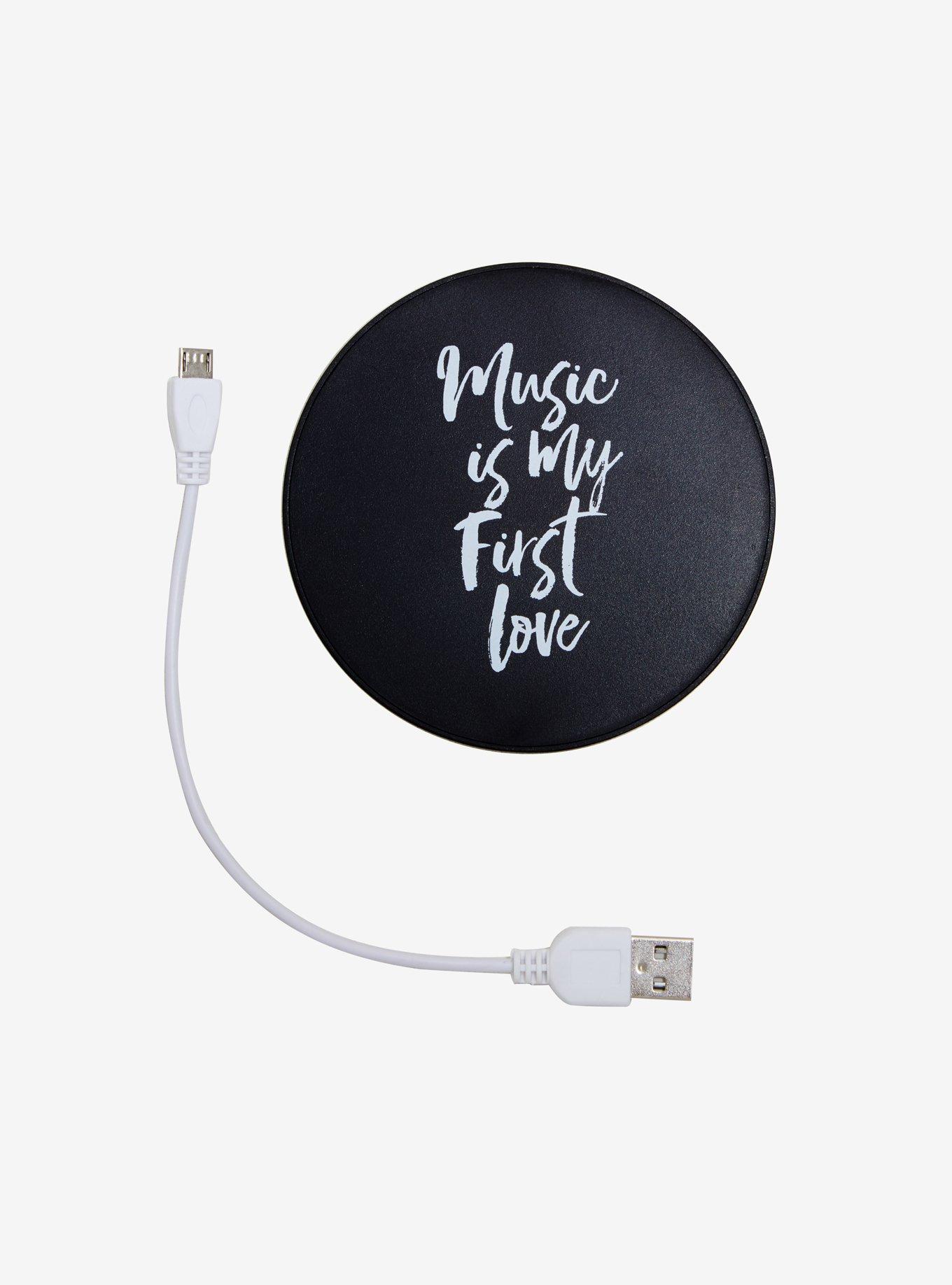 Music Is My First Love Phone Power Bank, , hi-res
