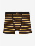Harry Potter Hufflepuff Striped Boxer Briefs - BoxLunch Exclusive, BANANA YELLOW, hi-res
